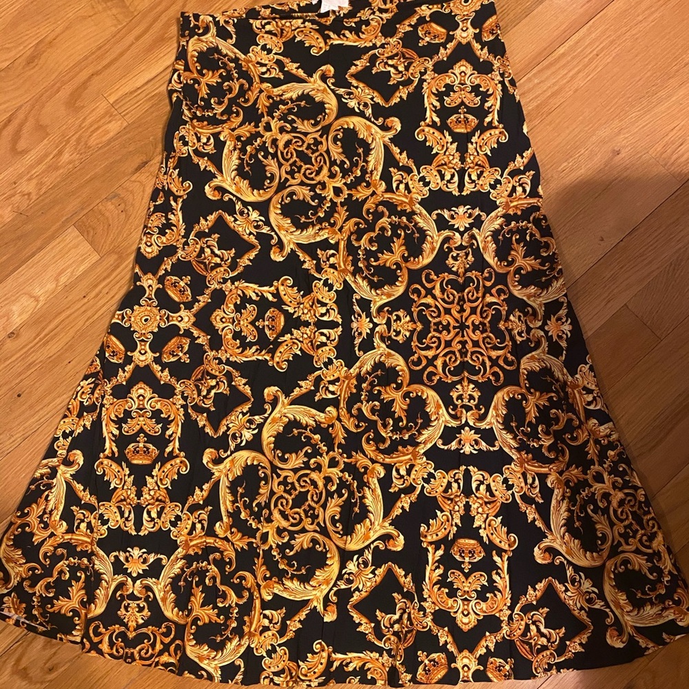 Baroque MIDI Skirt H&M NWOT Versace like